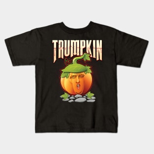 Trumpkin TShirt Funny Halloween Costume Trump Shirt Kids T-Shirt